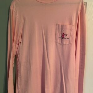 Vineyard Vines Men’s Limited Edition Breast Cancer Awareness Long Sleeve Tee
